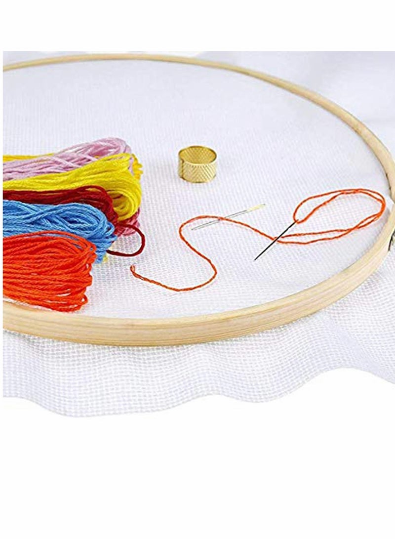 Excefore Embroidery Hoops, Bulk Wholesale Cross Stitch Hoop Ring, Art Craft Handy Sewing  (12 Pieces, 4 Inch) - Image 5