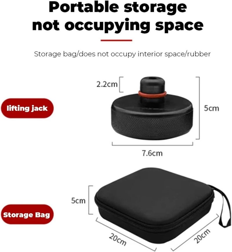 Yurefax Rubber Lifting Jack Pad Adapter for Tesla - Image 2