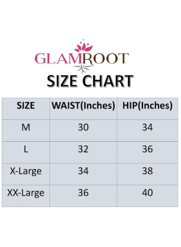 Glamroot Women's Cotton High Waist Full Coverage Tummy Control Panty, Beige, Pack Of 2 - Image 4