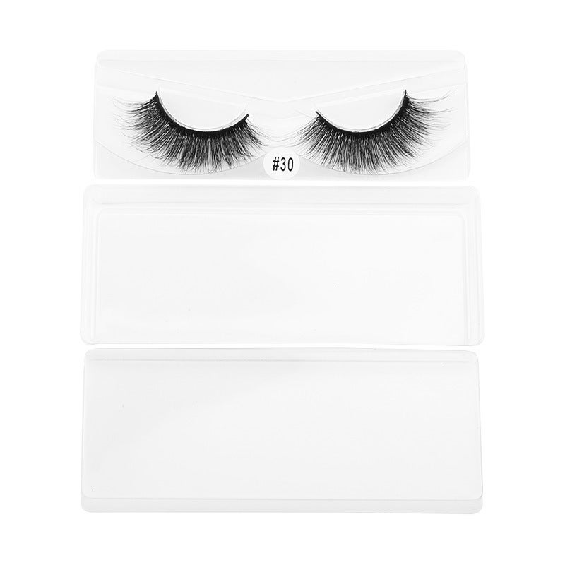 3D Dense Cross-Border Foreign Trade Faux Mink Fur False Eyelash Set, Natural Soft Eyelashes, 20 Pairs per Set - Image 5
