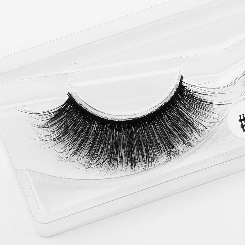 3D Dense Cross-Border Foreign Trade Faux Mink Fur False Eyelash Set, Natural Soft Eyelashes, 20 Pairs per Set - Image 3