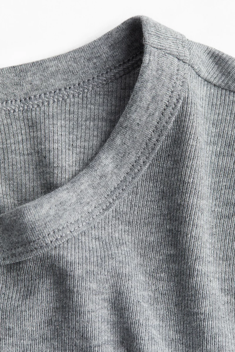 H&M Ribbed Modal-Blend Top