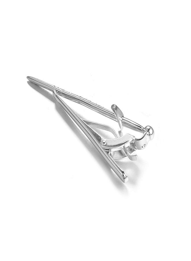 Yoursfs Silver scottish Sword Tie Clip for Men Warrior Tie Sharp Knif Tie Bar Clips Game Tie Pin - Image 3