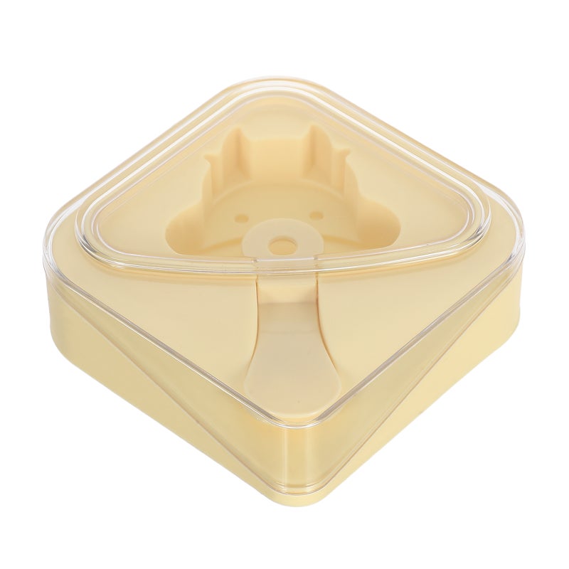 Mold: Silicone Ice Cream Cake Mold With Sticks And Lid For Diy Homemade Maker Yellow - Image 1
