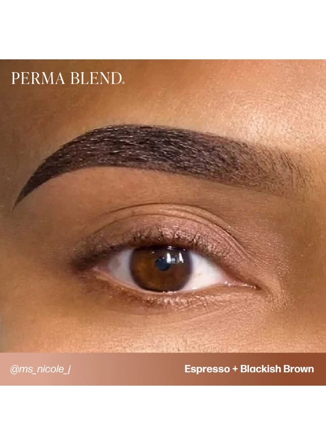 Perma Blend Eyebrow Pigment – Perma Blend Blackish Brown 15ml | Professional Permanent Makeup Brow Tattoo Ink for Microblading, Ombre & Powder Brows | Vegan, High Retention, True-to-Tone Color | SKU: PBBLB1/2 - Image 3