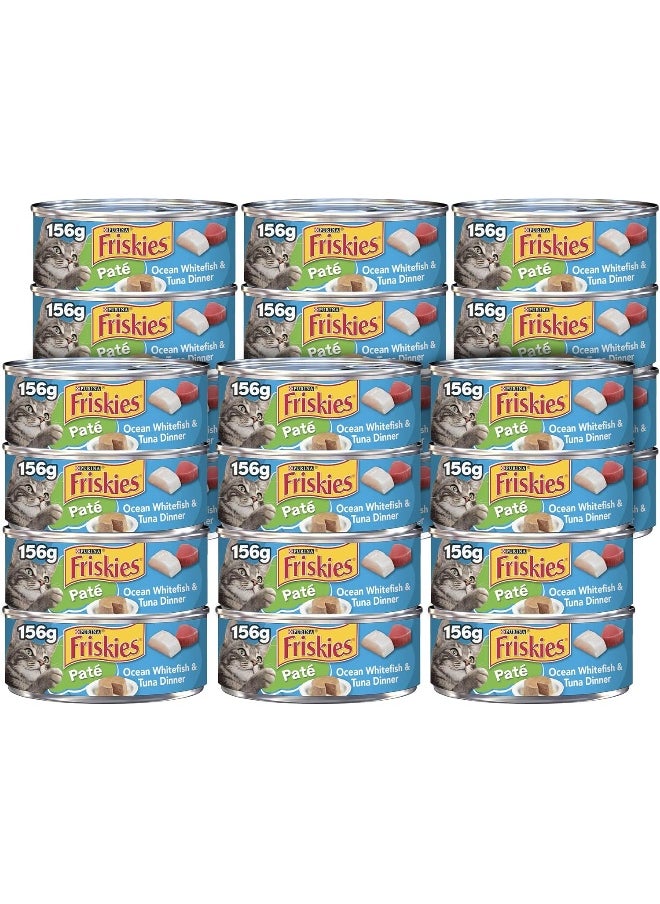 PURINA Friskies Purina Pate Ocean Whitefish, 156g (Pack of 24 Cans)  - Image 1