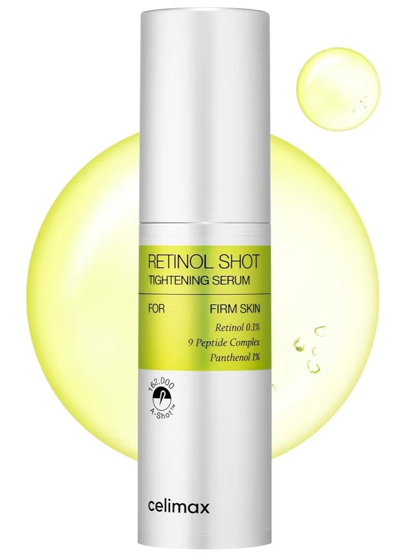 celimax The Vita A Retinol Shot Tightening Serum | With Pure Vitamin A Retinol, Peptide, Pore Minimizer, Wrinkles & Fine Lines, Firmer Skin, 30Ml - Image 1