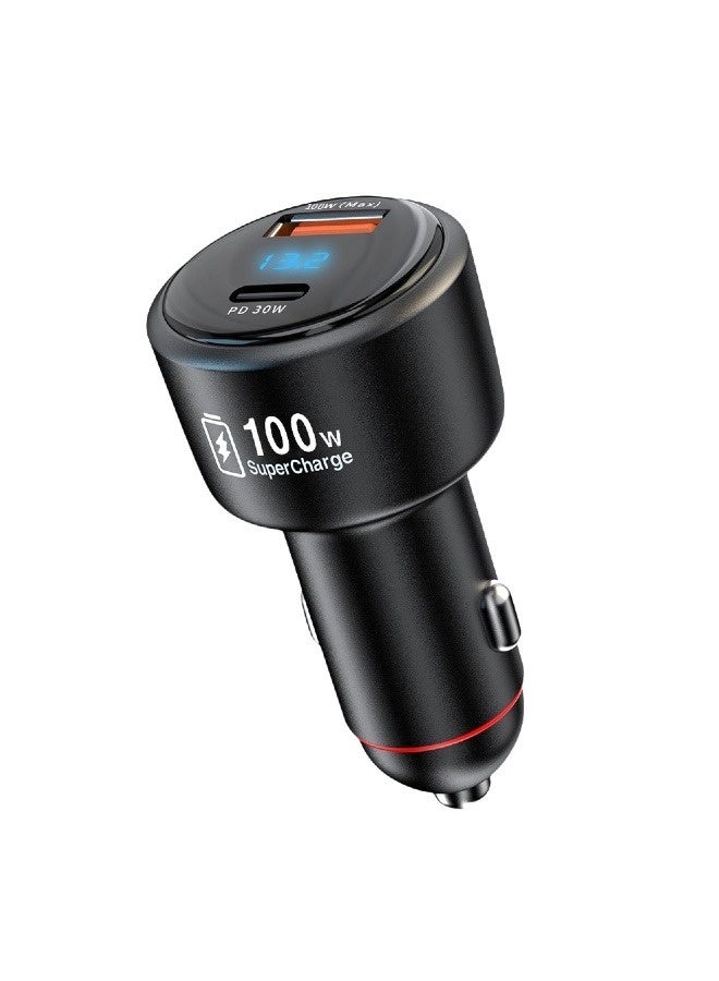 USB C Car Charger, 100W PowerDrive PD＋ 2 Car Adapter With 30W PD Port For iPad, iPhone 12/12 Pro iPnone13/13Pro and 100W Fast Charge Port For Samsung S10/S9/S8 - Image 4