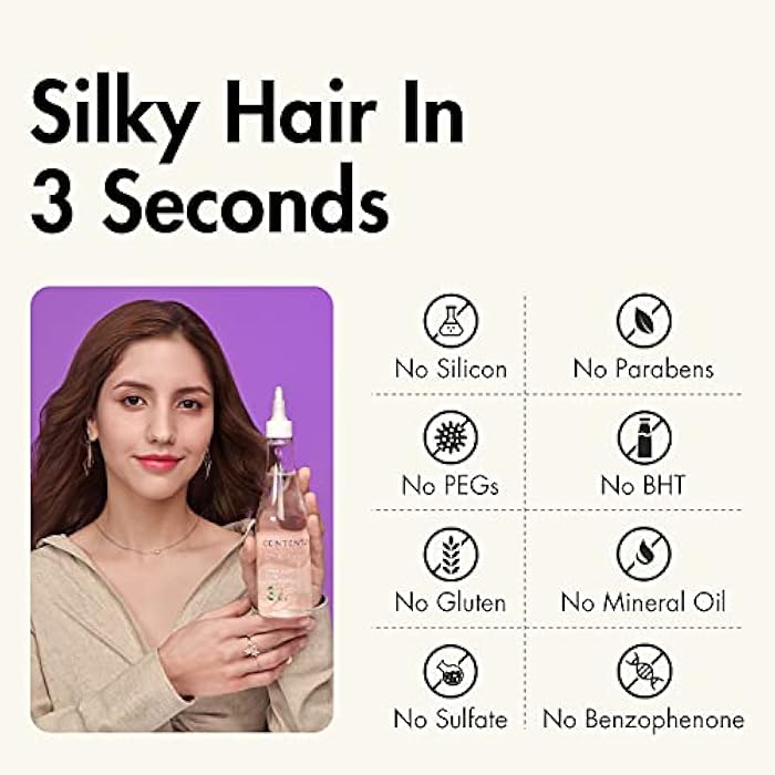 Contently 3 Seconds Miracle Hair Conditioner｜Instant sleek for High damaged hair｜With Hyaluronic Acid & Protein｜Silicone Free 10.14 fl.oz - Image 4