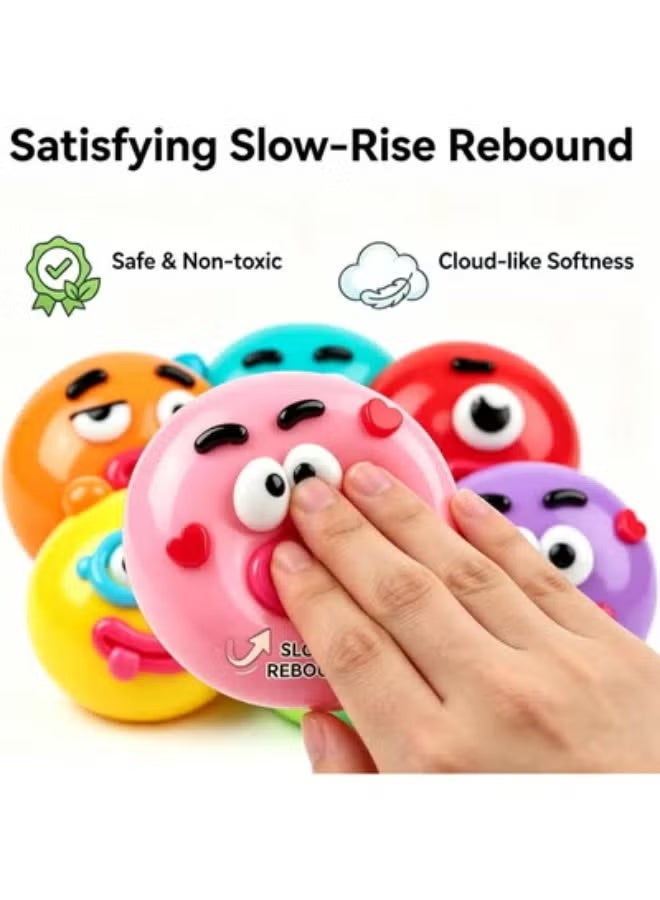 JUE-FISH Smushers Squishy - Curiosities Smushers Dog Face Swap Squishy Soft Moldable Cute Slow Rise Relaxing Sensory Fidget Relief Anxiety Stress Fun with Interchangeable Faces - Image 5