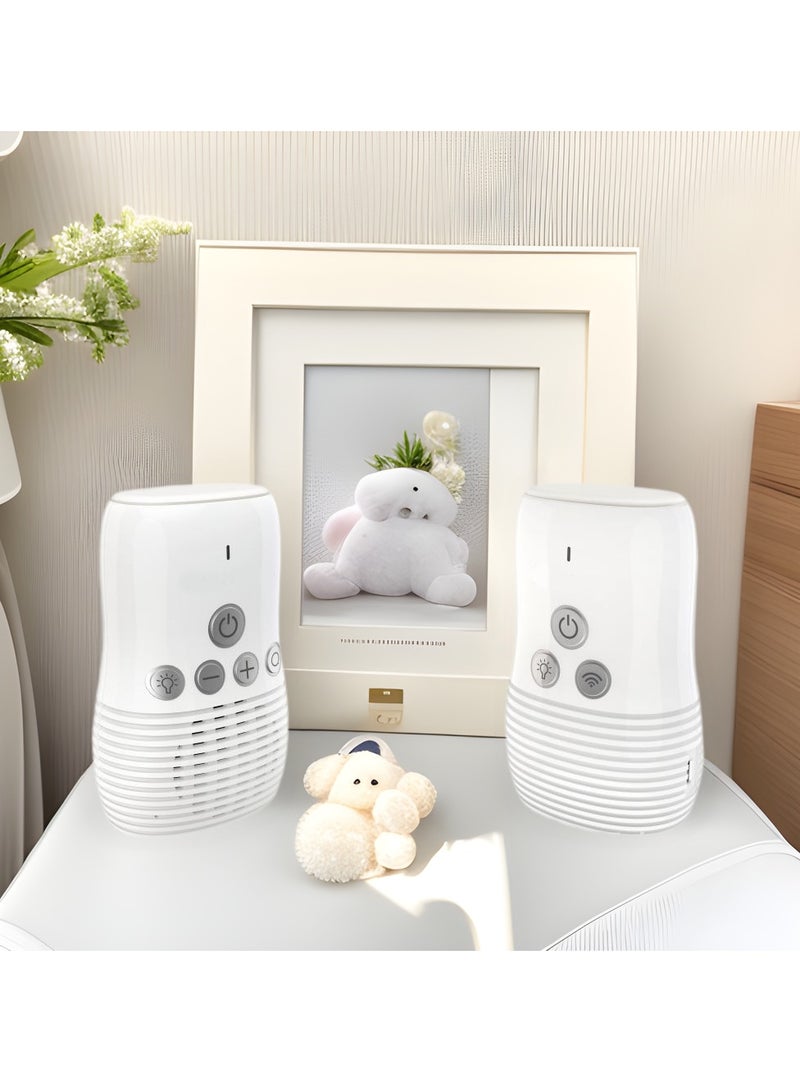 Xkimos Audio Baby Care Monitor, Wireless Rechargeable Baby Care Monitor High Sensitivity Microphone and Speaker with Night Light - Image 2
