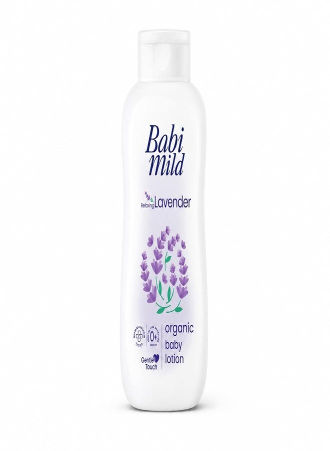 HANI PO Babi Mild Relaxing Lavender Organic Baby Lotion, Gentle Touch, Dermatologically Tested, for 180ml lavender flavour - Image 1