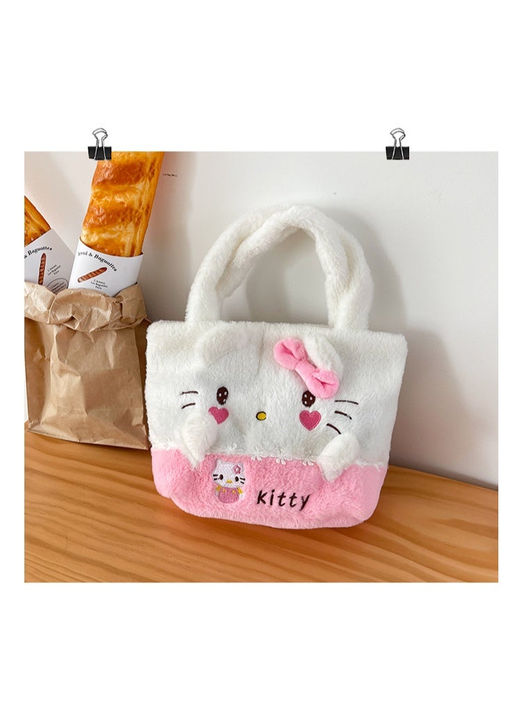 Sanrio HelloKitty Plush tote Bag Cartoon Crossbody for Girls Gift - Image 4