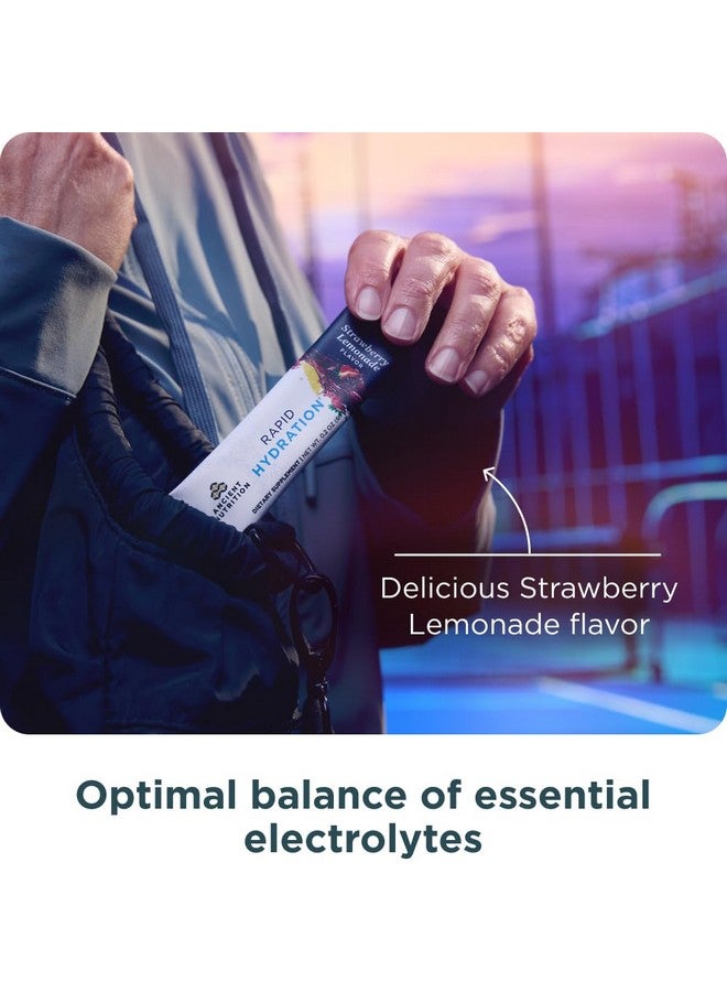 Ancient Nutrition Rapid Hydration Powder, Strawberry Lemonade, Electrolytes from Natural Sea Salts and Red Marine Algae, Supports Rapid Body Hydration and Cellular Health, 15 Servings - Image 5