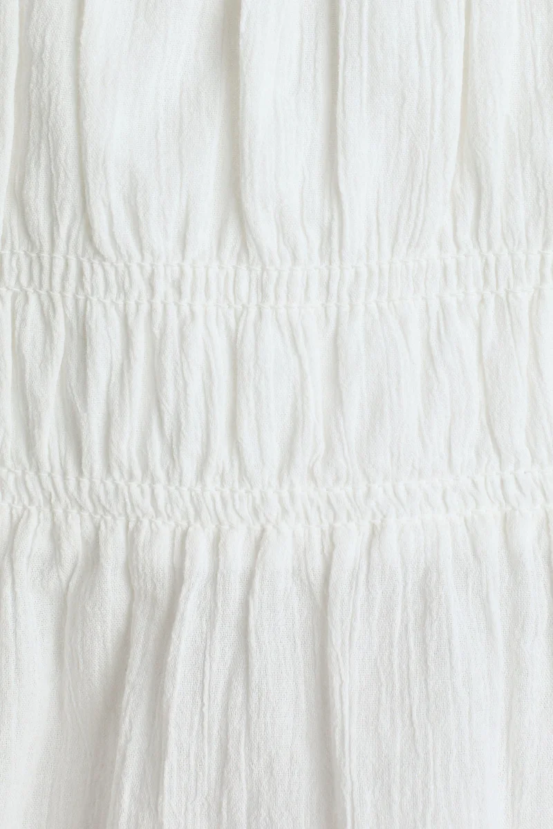 H&M Crinkled cotton top