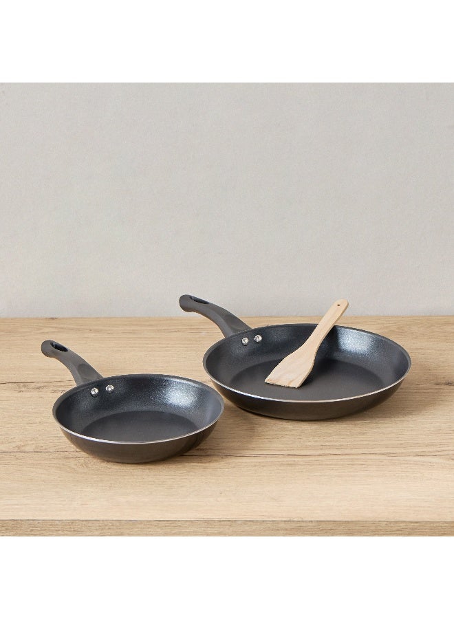 Home Box Smart Chef 3-Piece Fry Pan and Ladle Set 26 x 41 x 5 cm - Image 1