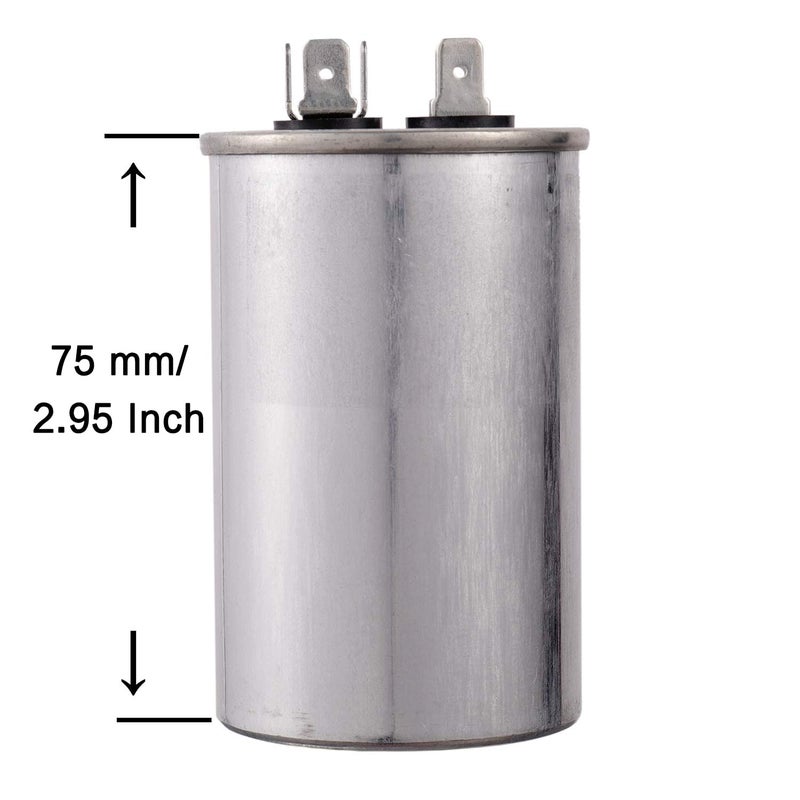 BOJACK 25 µF 370V 450V AC CBB65 Motor and Fan Starting Round Capacitor - Image 2
