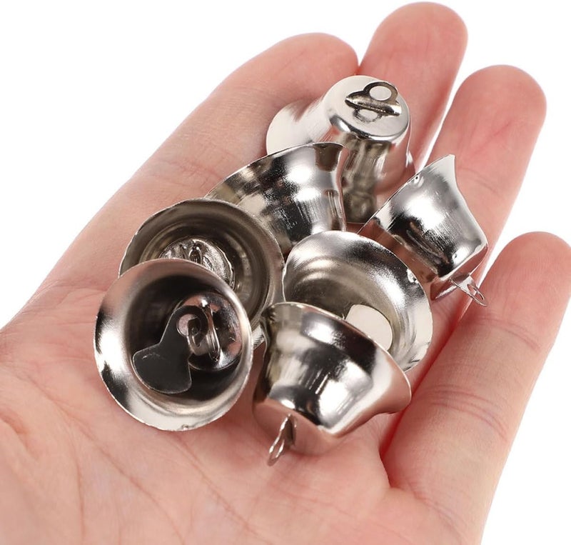 30Pcs Metal Bells for DIY Projects Small Craft Bells for Wind Chime Making Decorative Pendants for Home and Holiday Decorations Soothing Sound Sturdy Design - Image 4