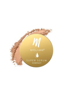 MyGlamm Super Serum Compact - 202W Latte, 9G | Infused With Hyaluronic Acid & Vitamin E | Matte Finish Compact Powder | All Skin Types  - Image 1