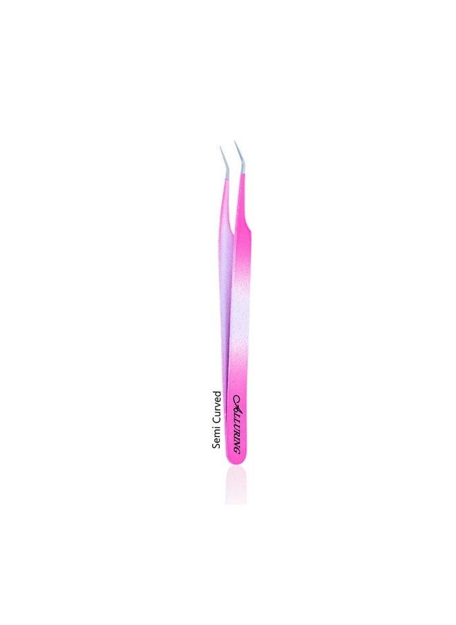 Alluring - Ombre Bright Pink & Light Blue Tweezers - Image 1