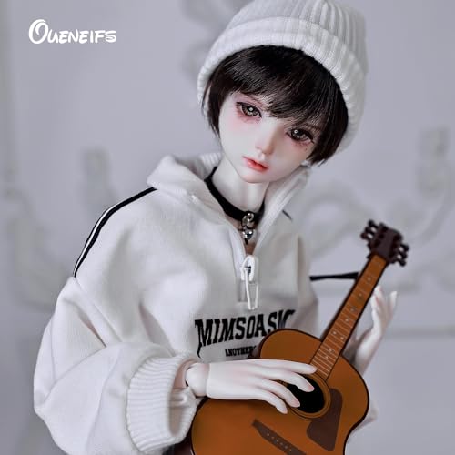 Oueneifs 1/4 Kaka BJD Doll Fullset E with White Casual Street Sport Hoodies Resin Toy for 15+ Year Old - Image 5