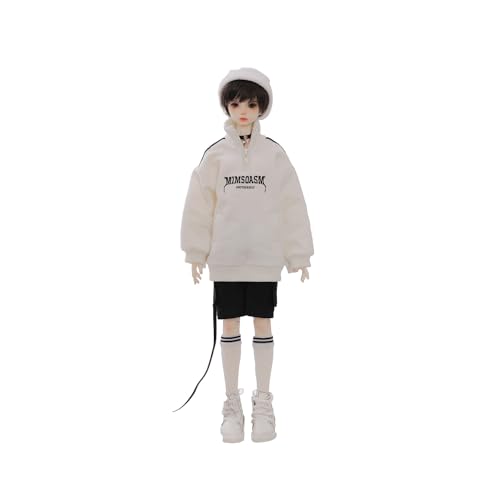 Oueneifs 1/4 Kaka BJD Doll Fullset E with White Casual Street Sport Hoodies Resin Toy for 15+ Year Old - Image 1