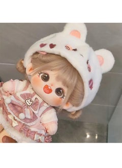 Generic Corn Cotton Doll SP Version 20CM Lovely Cute Girl Plush Doll Gift Prize Girl Heart Doll Clothes-Specifications:Corn SP Nude Baby + Hairstyle + Mouth Bear Skirt + Hat-Color:20CM Without Skeleton  - Image 5