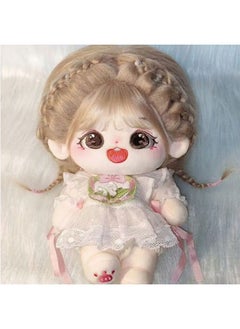 Generic Corn Cotton Doll SP Version 20CM Lovely Cute Girl Plush Doll Gift Prize Girl Heart Doll Clothes-Specifications:Corn SP Nude Baby + Hairstyle + Mouth Bear Skirt + Hat-Color:20CM Without Skeleton  - Image 4