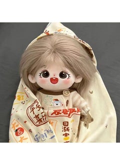Generic Corn Cotton Doll SP Version 20CM Lovely Cute Girl Plush Doll Gift Prize Girl Heart Doll Clothes-Specifications:Corn SP Nude Baby + Hairstyle + Mouth Bear Skirt + Hat-Color:20CM Without Skeleton  - Image 2