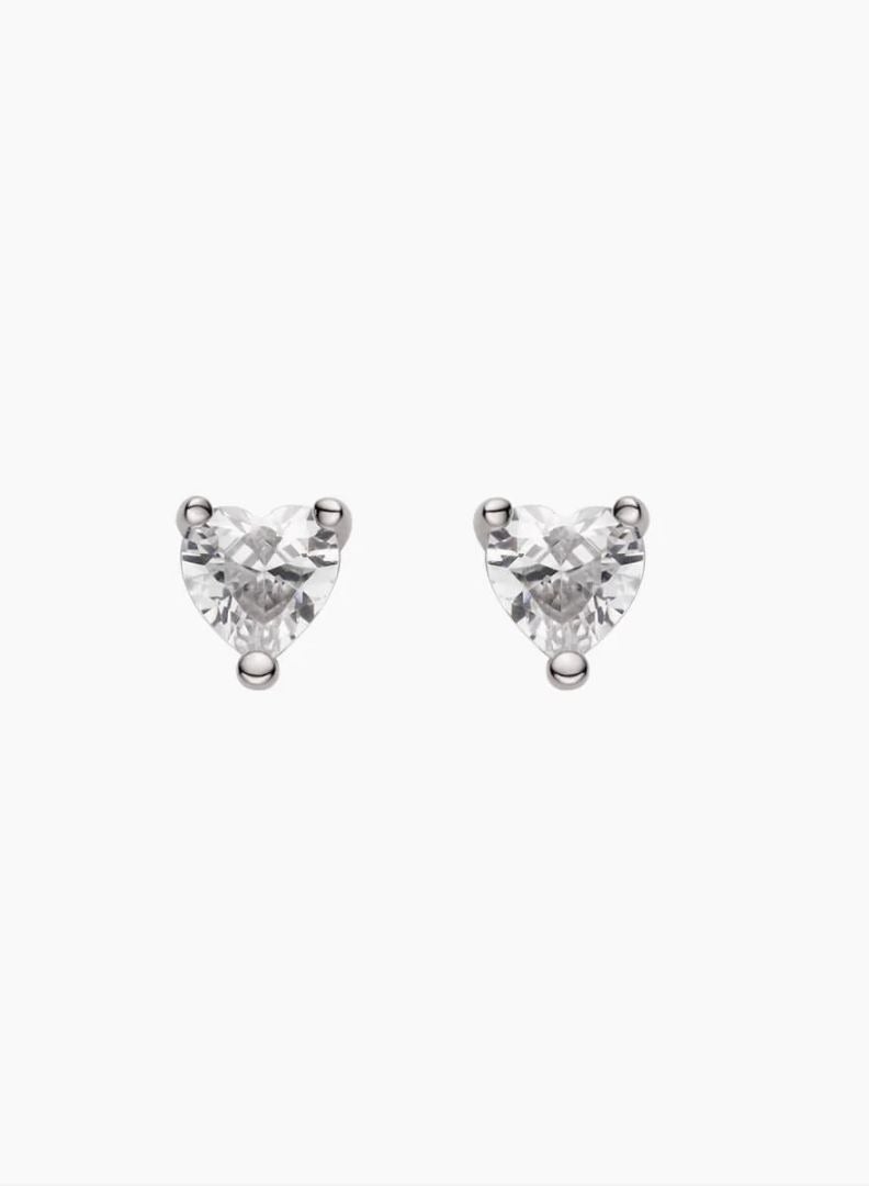 LAVEEN JEWELLERY Women’s Earrings | Heart 18k Gold Plated Earrings with Cubic Zirconia Stones | Hypoallergenic Jewelry for Women, Tarnish-Free Earrings, Hand-Finished  925 Sterling Silver Earrings  - Image 3