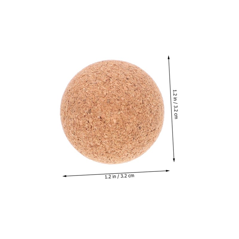 5Pcs Cork Wooden Foosball Balls Replacement for Tabletop Soccer Indoor Games Smooth Touch - Image 4