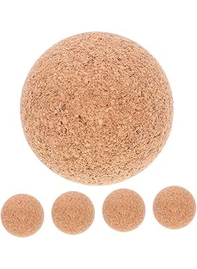 5Pcs Cork Wooden Foosball Balls Replacement for Tabletop Soccer Indoor Games Smooth Touch - Image 1