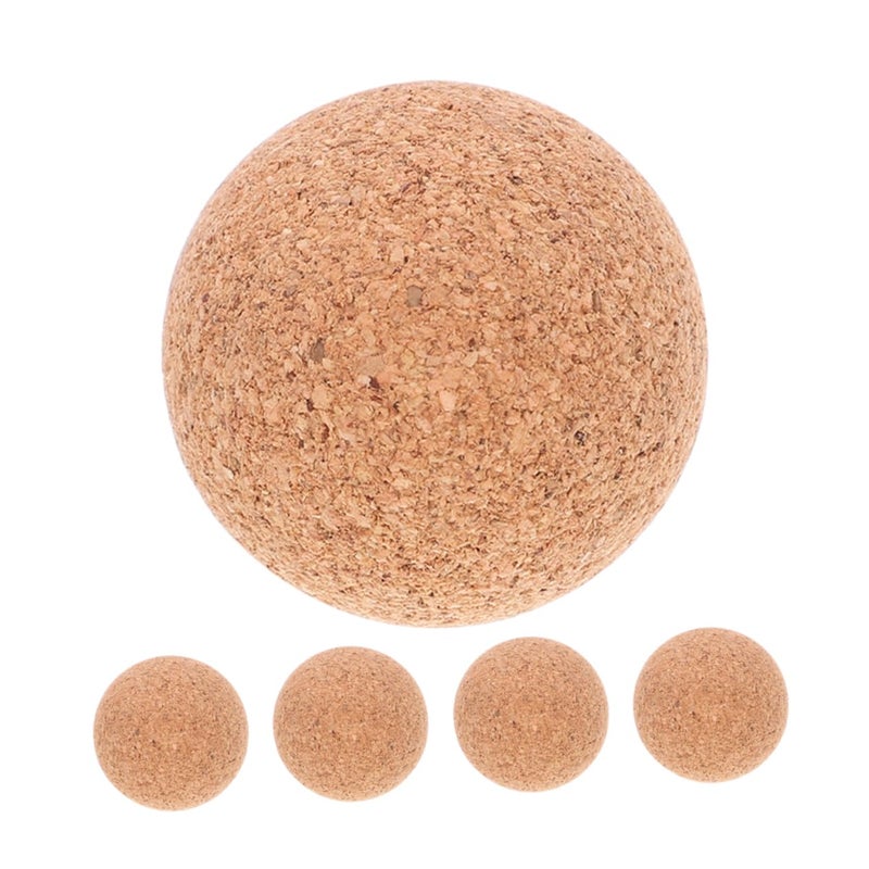5Pcs Cork Wooden Foosball Balls Replacement for Tabletop Soccer Indoor Games Smooth Touch - Image 2