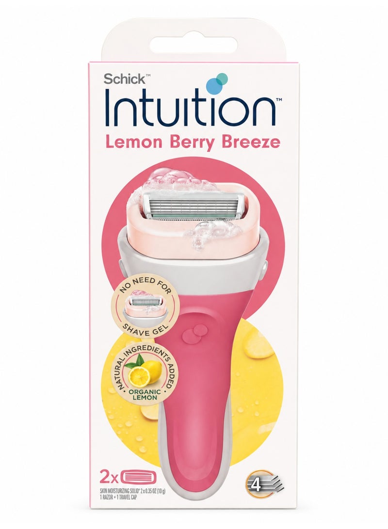 Intuition Lemon Berry Brerze 1 Razor + 1 Travel Cap