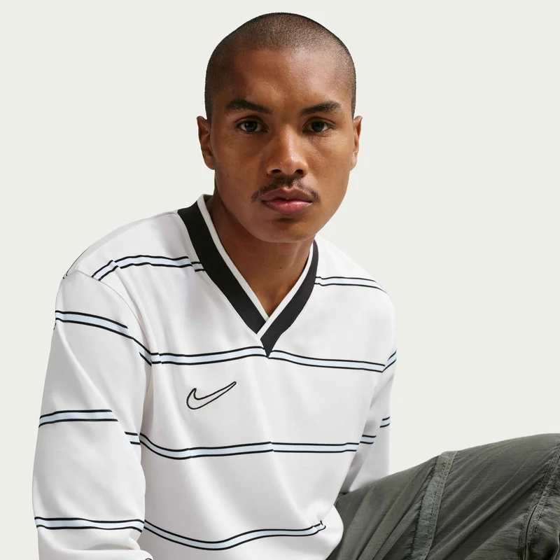 Nike White Men's Energy Dri-FIT Long-Sleeve Football Top for Men | Best Price UAE
