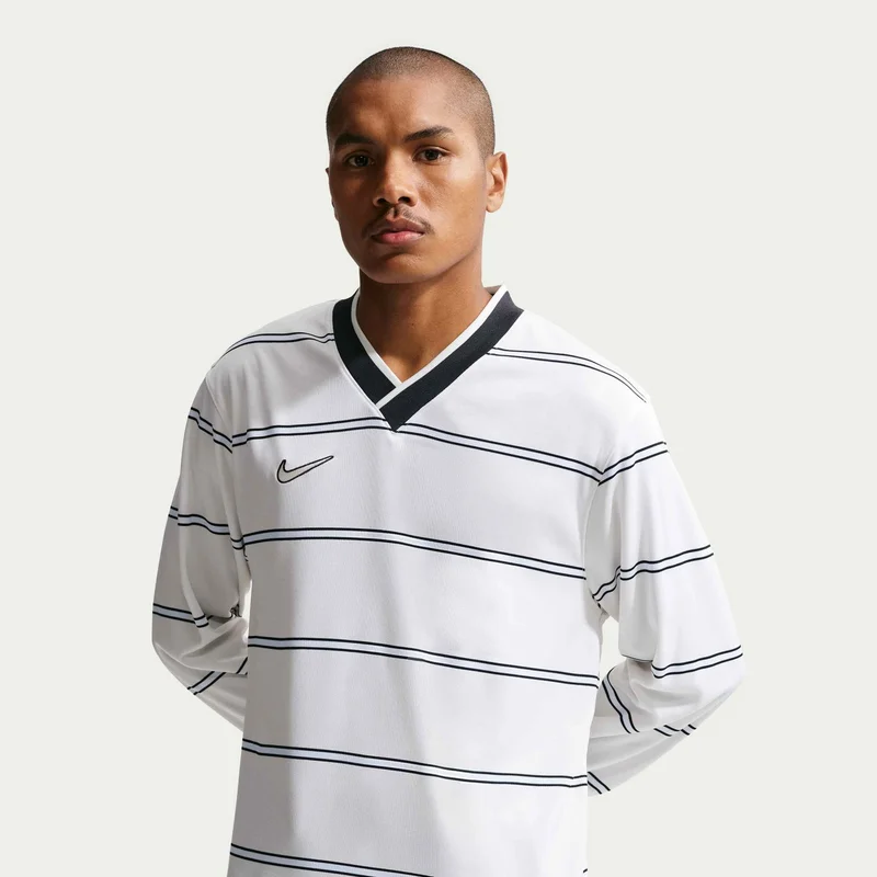 Nike White Men's Energy Dri-FIT Long-Sleeve Football Top for Men | Best Price UAE