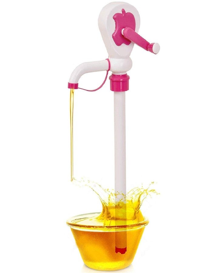 Hetarmi Enterprise Plastic Unique Design Kitchen Cooking Oil Pump-Manual Hand Oil Pump 1 Pcs (Multi Color) - Image 2
