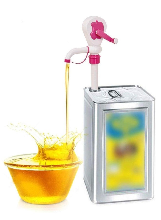 Hetarmi Enterprise Plastic Unique Design Kitchen Cooking Oil Pump-Manual Hand Oil Pump 1 Pcs (Multi Color) - Image 1