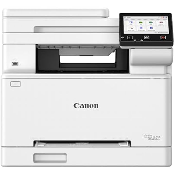 COLOR IMAGECLASS MF665CDW WIRELESS LASER PRINTER FOR DUPLEX PRINTING, WHITE - ALL-IN-ONE HOME OFFICE, SMALL OFFICE PRINTER WITH COPIER/SCANNER/FAX, AUTO FEEDER, 3 YEAR LIMITED WARRANTY, 26 PPM - Image 2