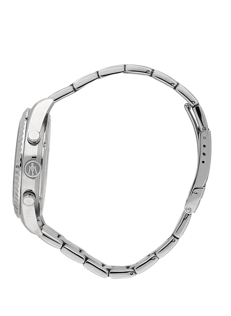 Maserati Men's Competizione R8853100022 Silver Stainless-Steel Quartz Dress Watch, Silver, Quartz Movement - Image 2