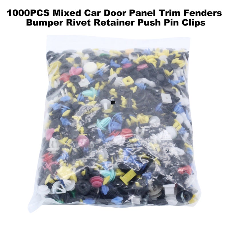 1000PCS Mixed Car Door Panel Trim Fenders Bumper Rivet Retainer Push Pin Clips - Image 4