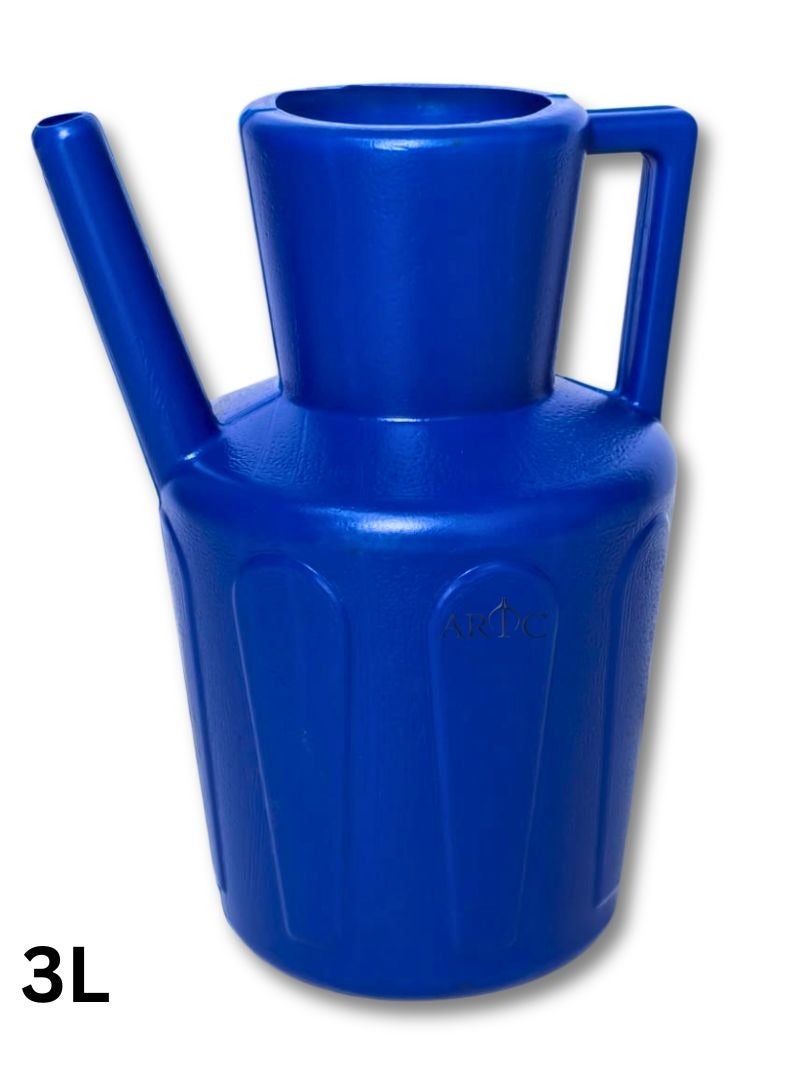 ARTC Plastic Ibrik for Bathroom & Multipurpose Use – Water Jug for Washroom, Garden, Plants, Home, Indoor & Outdoor Cleaning, Hand Washing – Durable, Lightweight, Portable Watering Can, Ideal for Picnic, Camping, Travel, Blue - Image 1