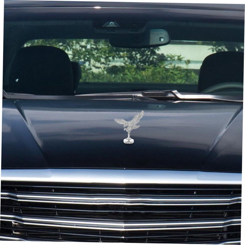 Durable Metal Eagle Car Hood Ornament Easy Installation Striking Visual Fit Cars Trucks SUVs - Image 5