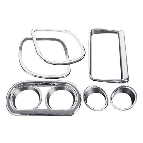 TCMI Inner Fairing Speedometer Radio Speaker Trim Kit Fits For Harley Road Glide 2015-2020 (Replaces : 61400296) Chrome - Image 4