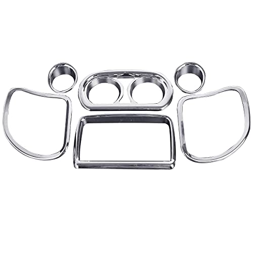 TCMI Inner Fairing Speedometer Radio Speaker Trim Kit Fits For Harley Road Glide 2015-2020 (Replaces : 61400296) Chrome - Image 3