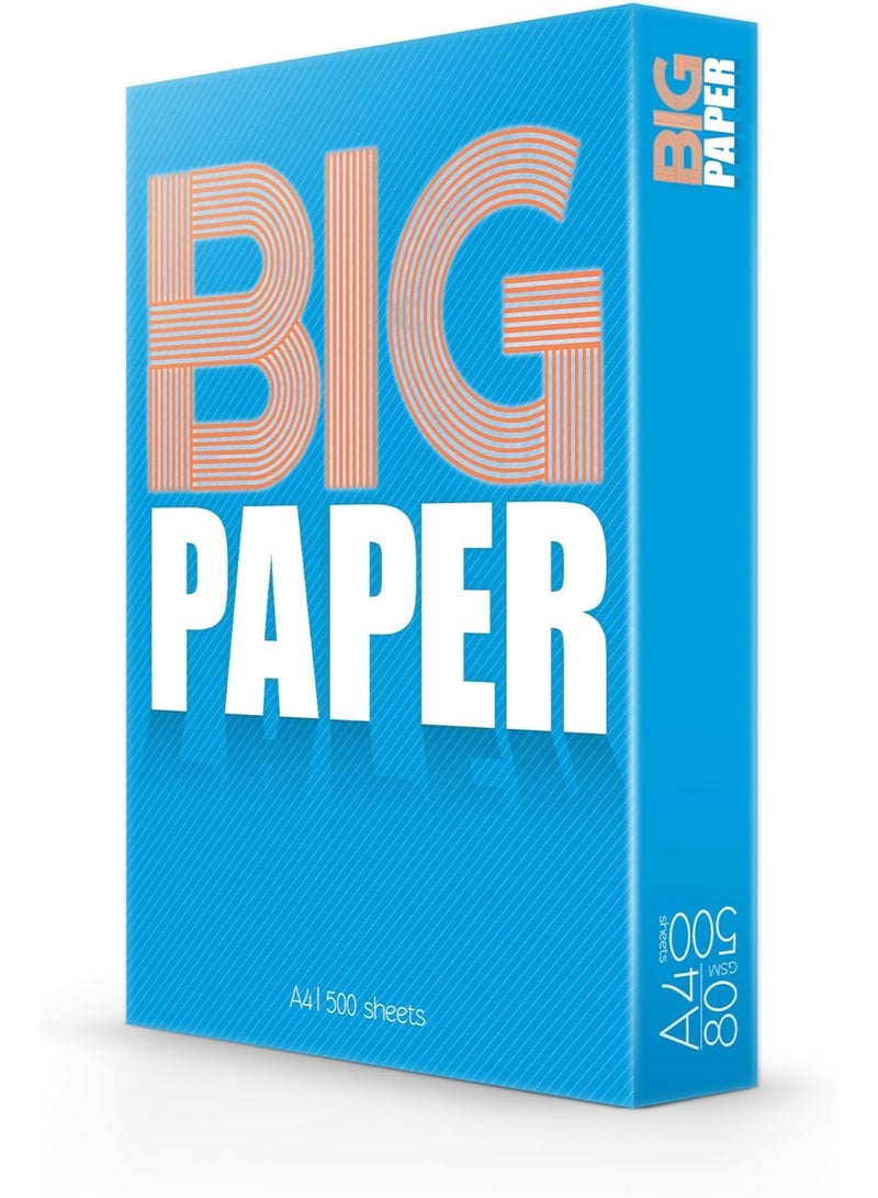 BIG A4 size Printing photocopy paper 80gsm Pack of 5 Reams (5x500sheets) - Image 3