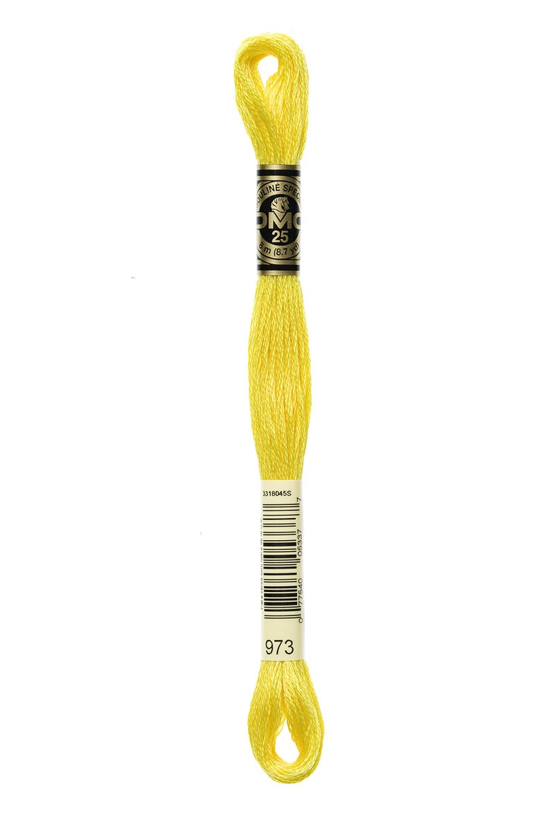 Dmc 6Strand Embroidery Cotton 87ydBright Canary