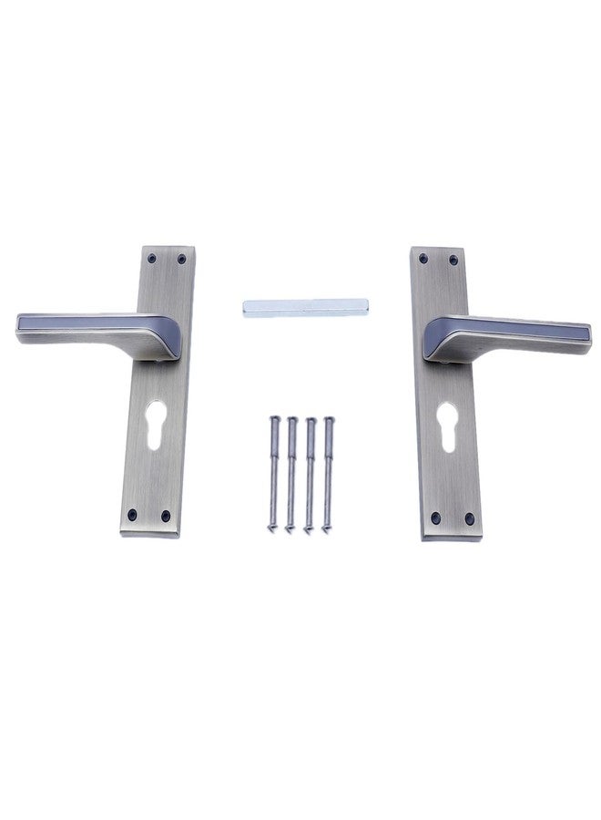 Two Moustaches 5 Inches Antique Finish Door Handle Plate Pair, Door Handles for Home & Office, Antique Brass, (Handle Plate, Without Lock) - Image 4