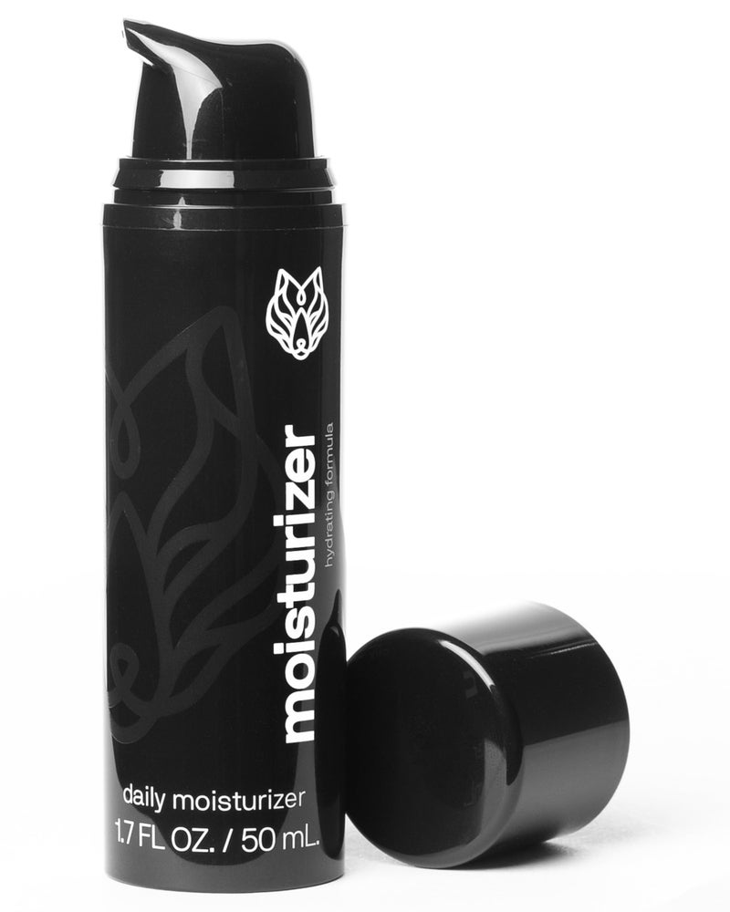 Black Wolf - Menâ€™s Face Moisturizing Gel- 1.7 Fl Oz- Hyaluronic Acid and Aloe Vera Hydrate Your Skin and Leave It Feeling Smoother- Great for Oily Skin- Sulfate, & Cruelty Free, for Dry Skin - Image 1