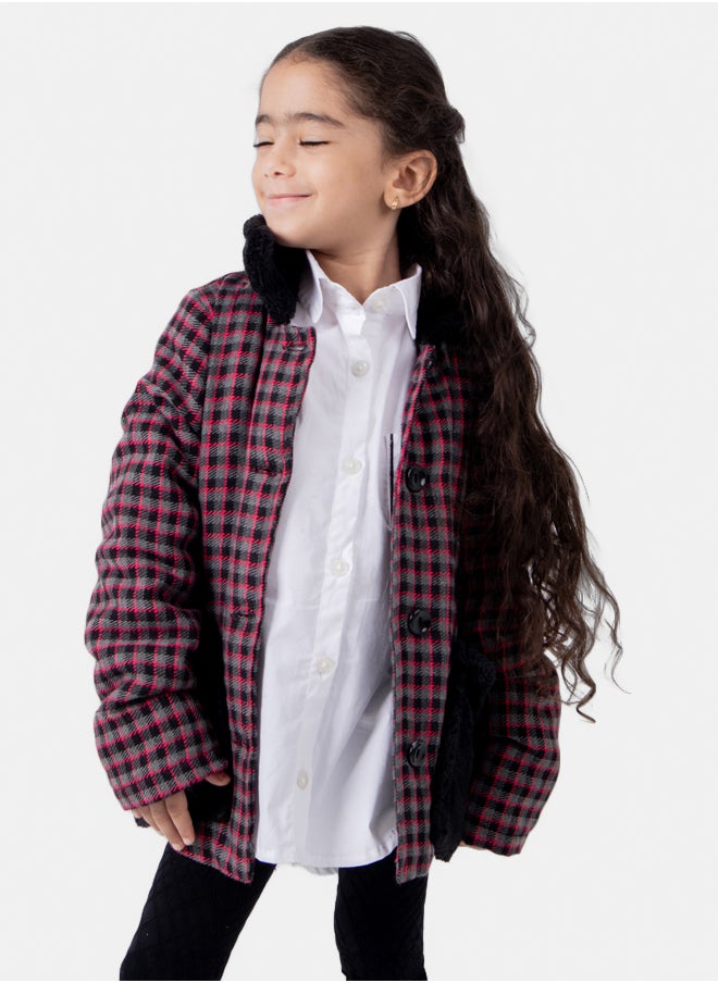 giggles Girls' checkered jacket  - Image 4